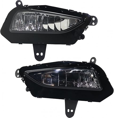 KarParts360 Para Chevy Cruze 2016 2017 2018 2019 Conjunto de luces antiniebla para el conductor y el pasajero, par con bombillas sustituye a