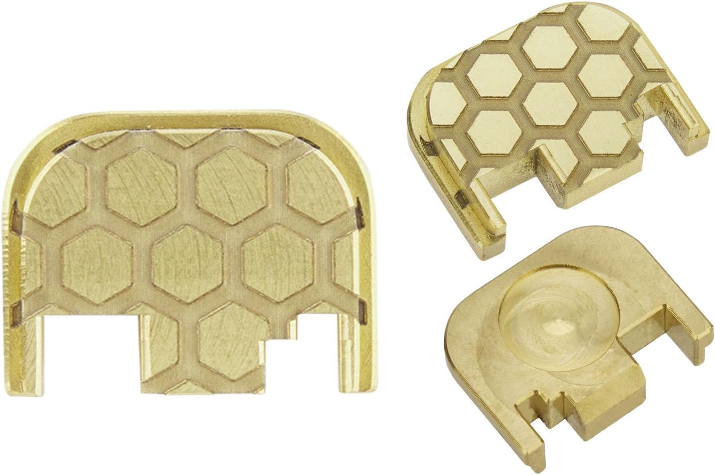 NDZ Performance Rear Slide Cover Back Plate for Glock Gen 1-4 Models 9MM .40 S&W .357 SIG .45 Gap Laser Deep Engraved - Choose Color and Design