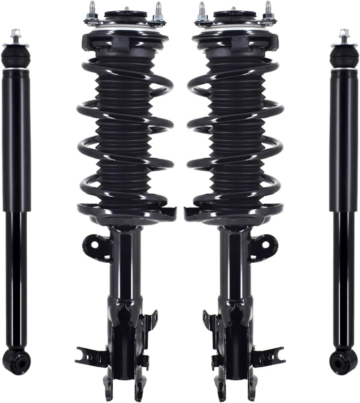 PM Auto Set Front Quick Complete Strut-Coil Spring-Rear Shock For 2013-2015 Honda Civic
