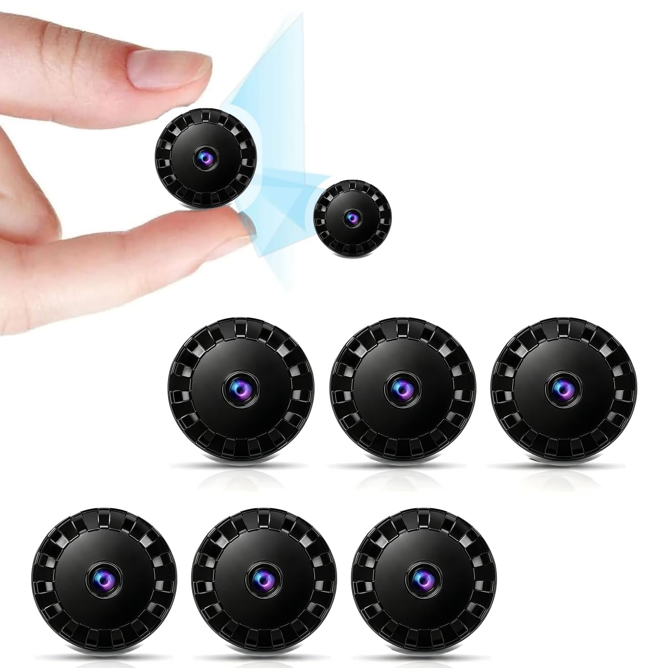6 PCS 2026 Nuova Mini Telecamera Spia WiFi 1080P HD, Videocamera di Sorveglianza Interna con Visione Notturna, Rilevamento del Movimento, Controllo Remoto App, Ideale per Casa e Animali Domestici X/G2