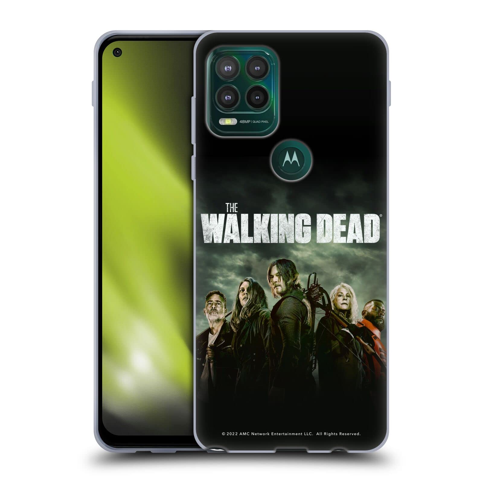 Head Case Designs Officially Licensed AMC The Walking Dead Poster Season 11 Key Art Soft Gel Case Compatible with Motorola Moto G Stylus 5G 2021