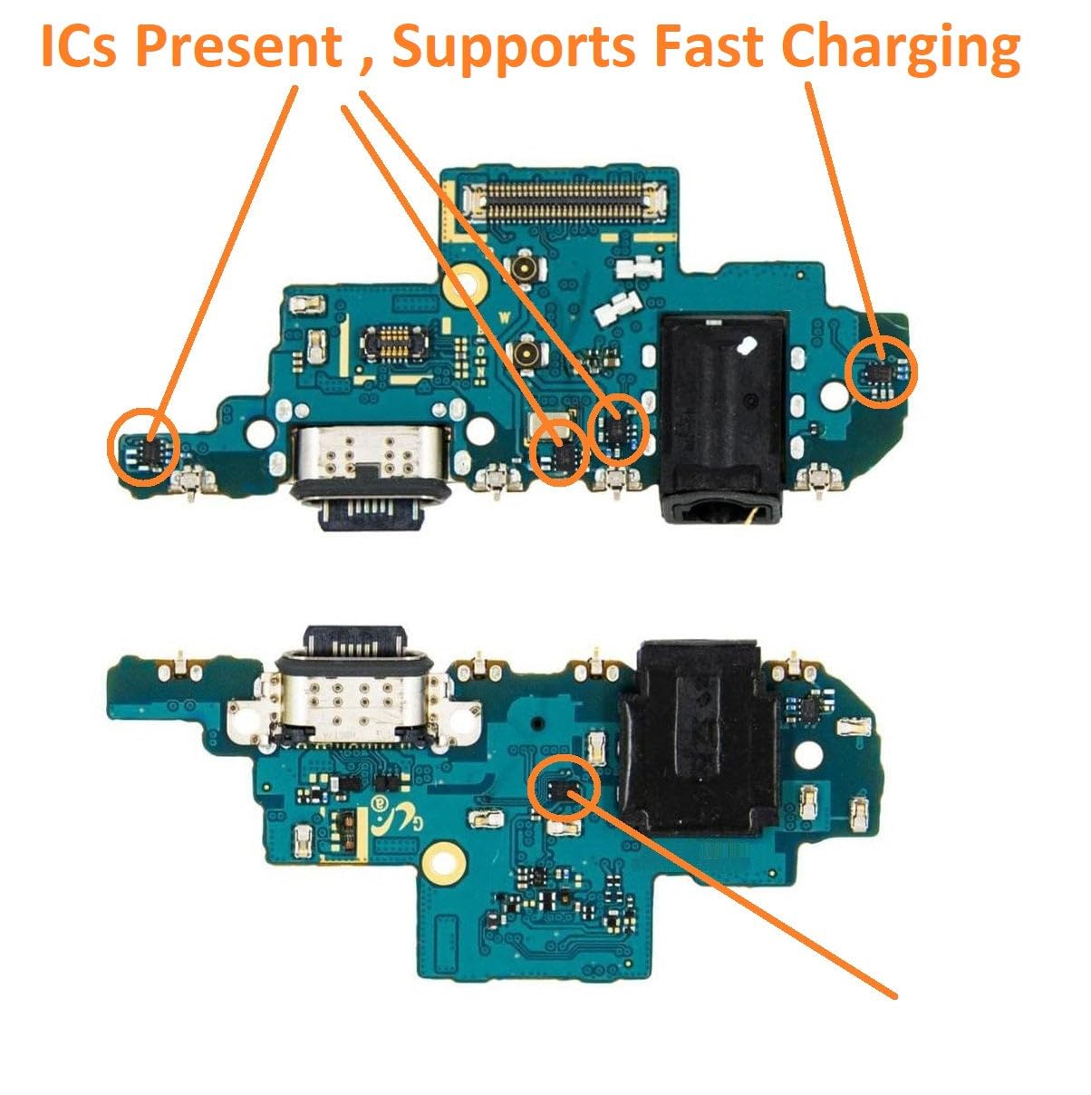 きゃはきゃは！！ Shockware® Charging Port/PCB CC Board for Samsung Galaxy A52 4G
