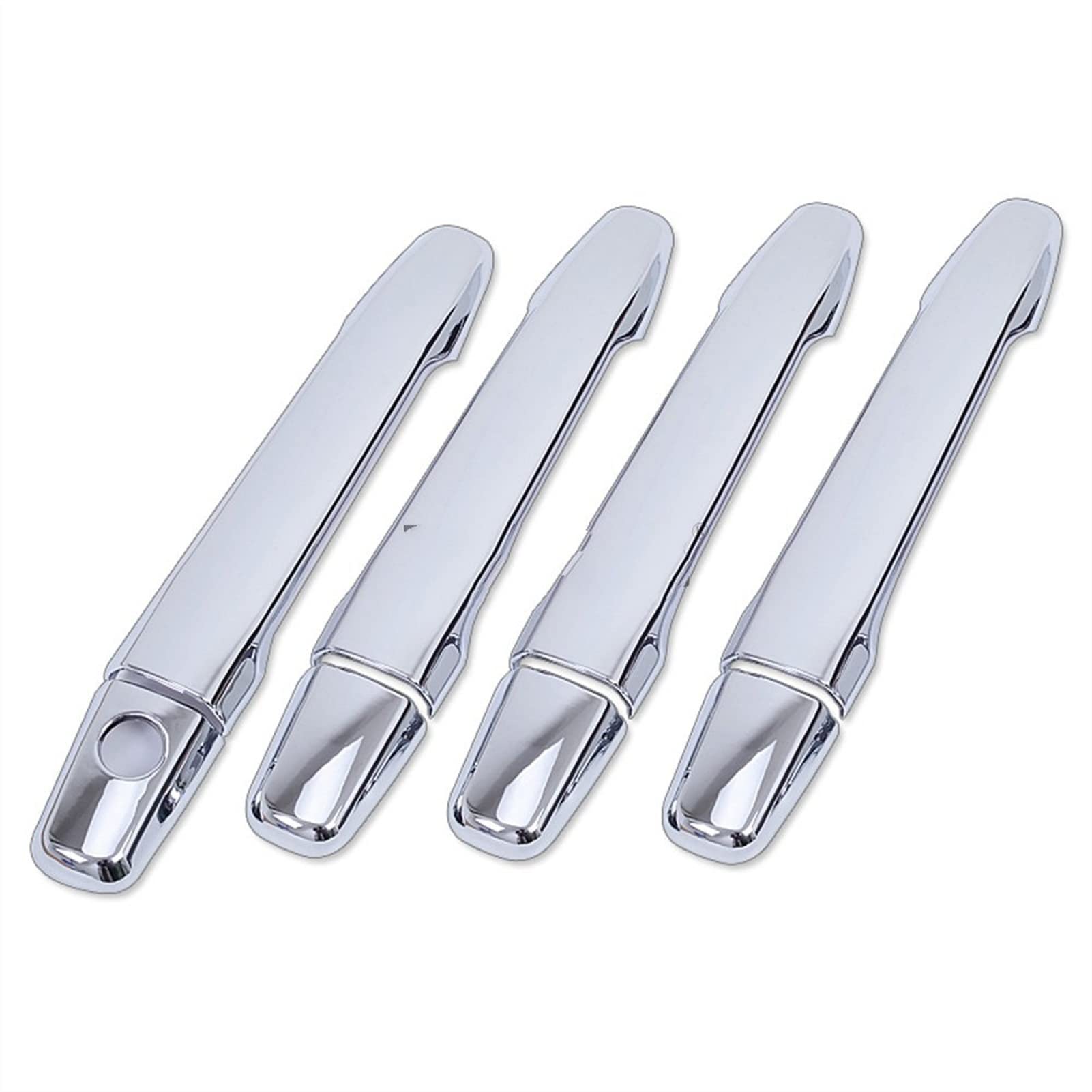 FANGZIQQ for Mitsubishi Lancer 2008-2014 ABS Chrome Door Handle Catch Cover Trim Car Styling Car Inner Door Handle