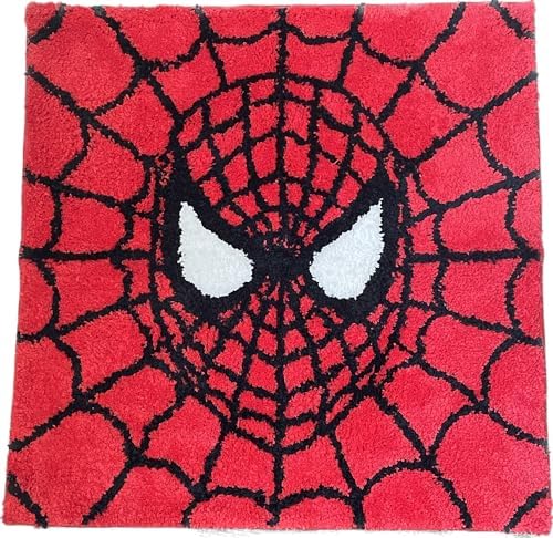 Amazon.com: Marvel Spider-Man Mask Printed Area Rug | Indoor Floor Mat ...