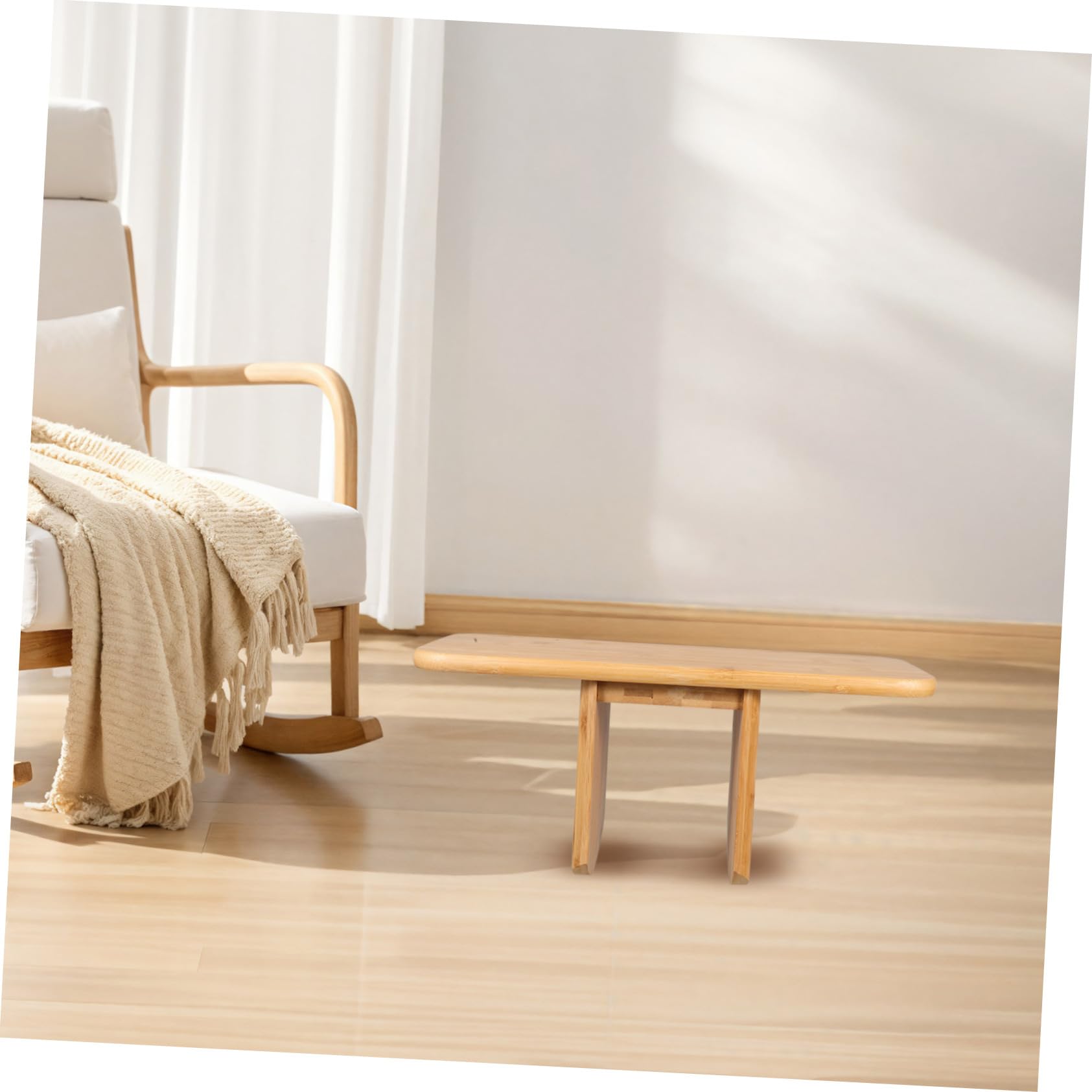Bambus Meditationsbank Multifunktionaler Yoga Hocker Kompakt und Tragbar Stabile Stütze für Zuhause und Büro