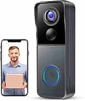 Videocamera Campanello Intelligente Matybobe 720P - Senza Fili, Rilevamento Movimento, Audio Bidirezionale, Batteria Lunga Durata - Foto 10