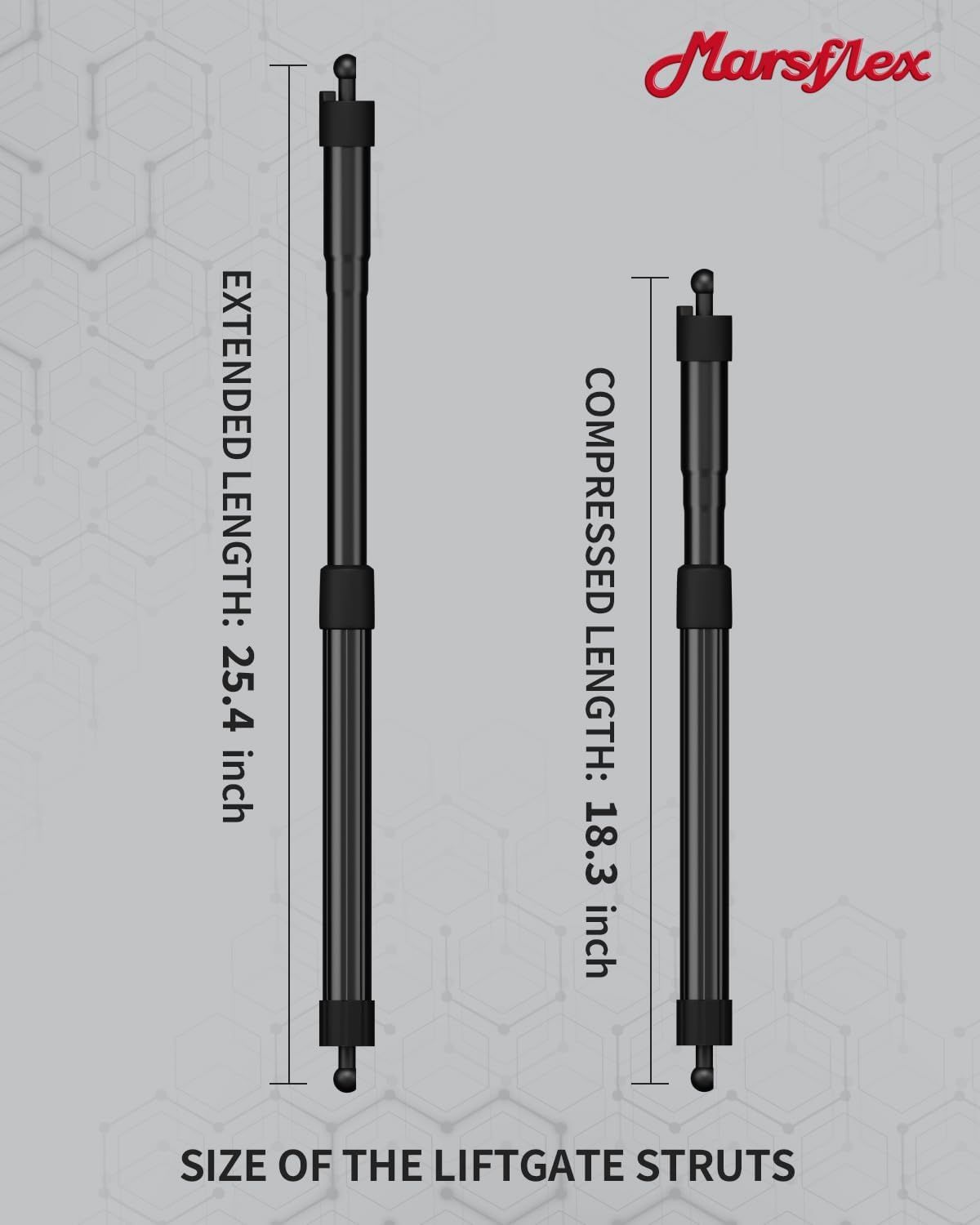 Marsflex Electric Liftgate Struts Fit for Toyota Highlander 2014-2019 Power Rear Shocks Hatch Lift Actuator Trunk Tailgate Shock Support, Replace# 6891009120 6891009130, Left & Right, 1Pair