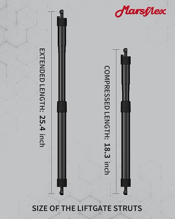 Marsflex Electric Liftgate Struts Fit for Toyota Highlander 2014-2019 Power Rear Shocks Hatch Lift Actuator Trunk Tailgate Shock Support, Replace# 6891009120 6891009130, Left & Right, 1Pair by Marsflex - Image 8