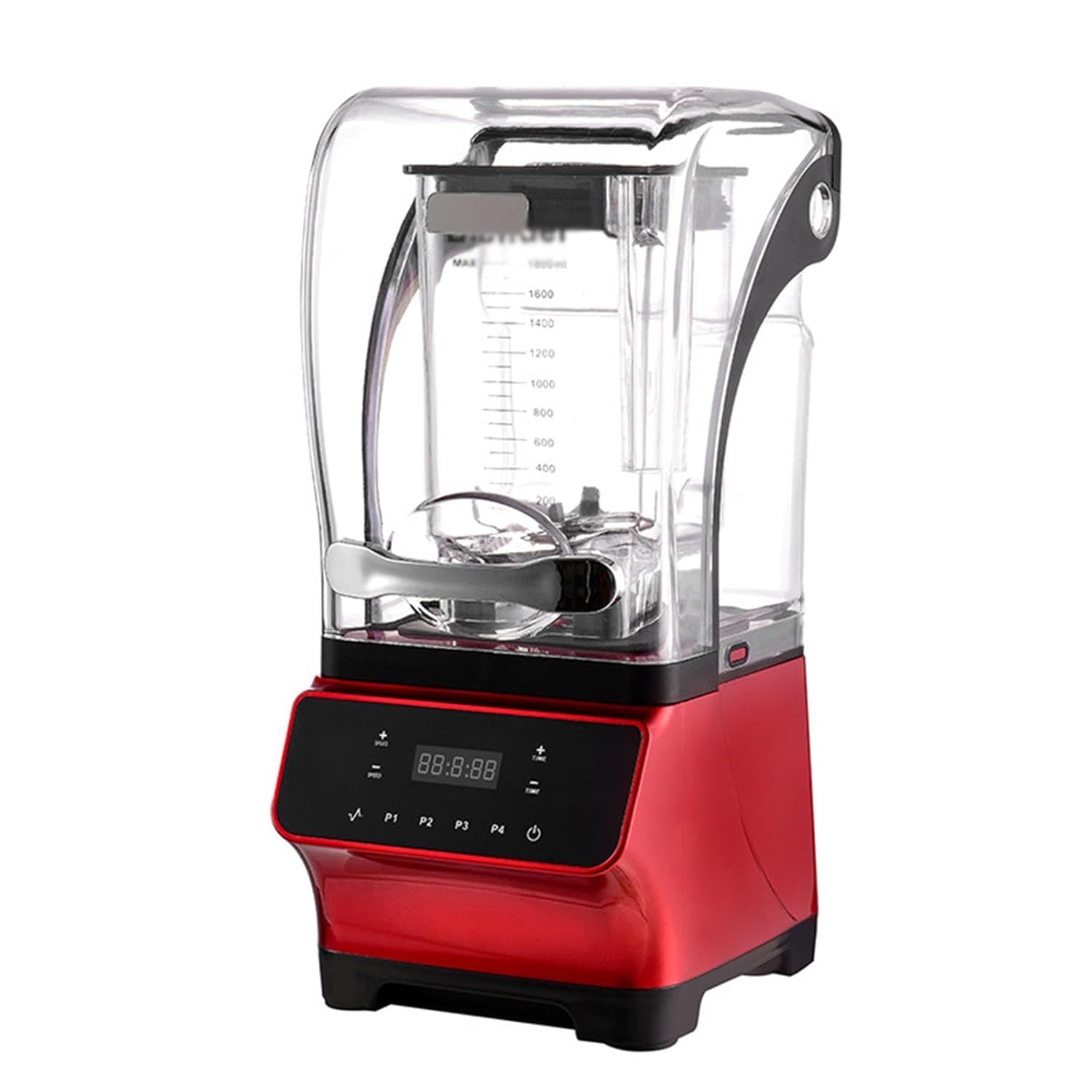 Multifunctional Smoothie Machine Blender for Kitchen Countertop Blender with Sound Shield Commercial Blender for Party Activities Family Gatherings