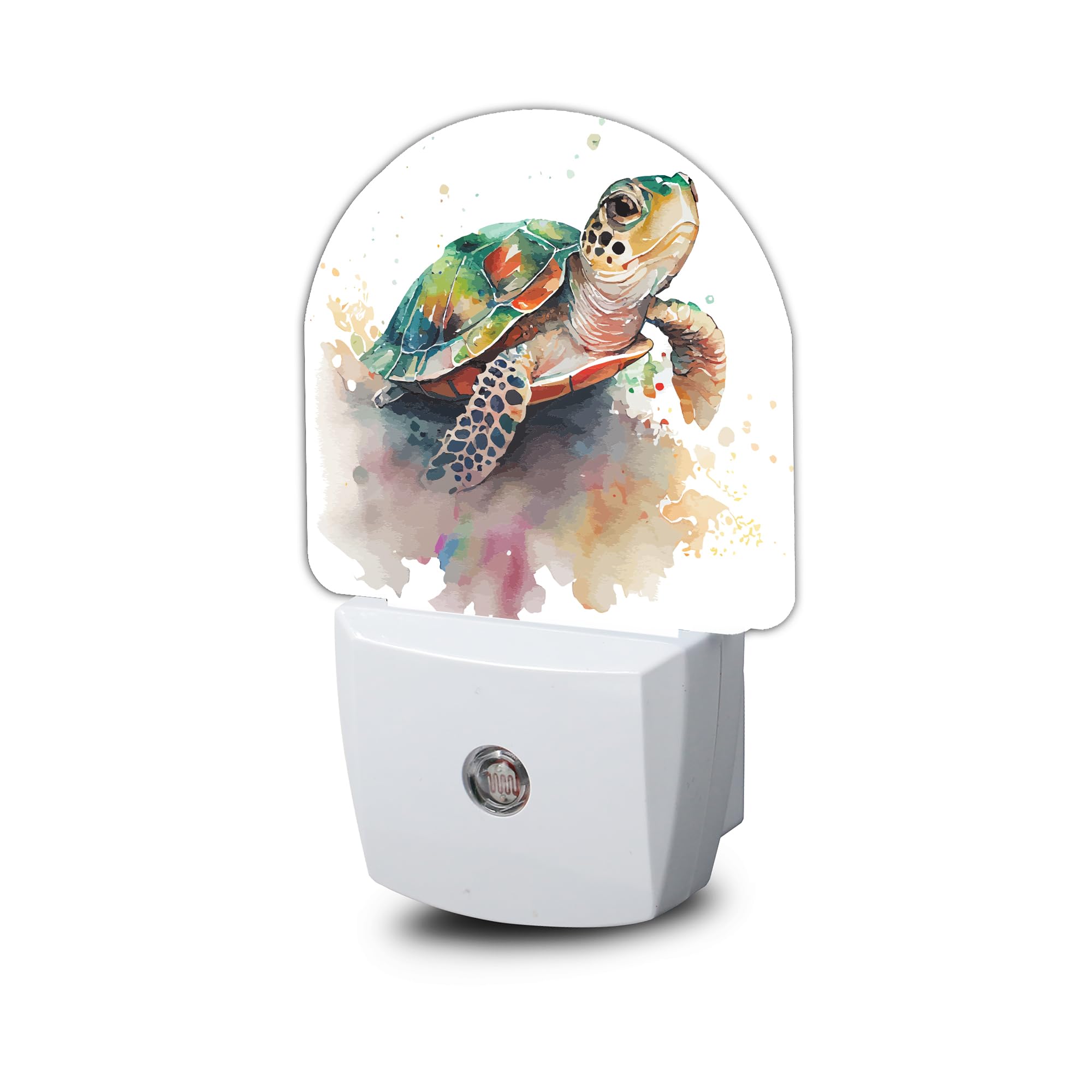 Gearsly Sea Turtle Night Light,Night Lights Plug into Wall with Dusk to Dawn Sensor,Lamp for Bedroom Bathroom Hallway Nightlight for Women Girls, NL-40