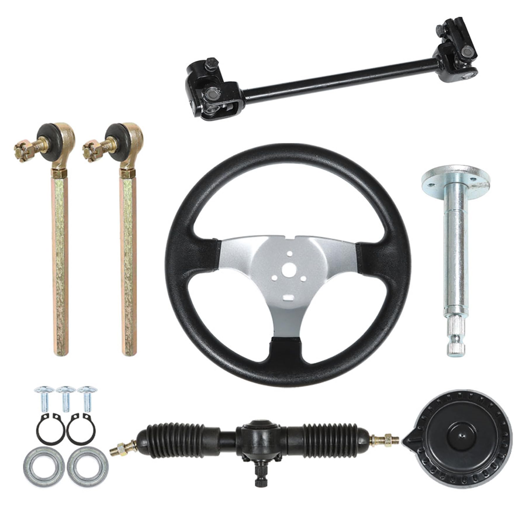 アクセサリー go Amazon.com: ALL-CARB Go Kart 300mm Steering Wheel Steel Kit