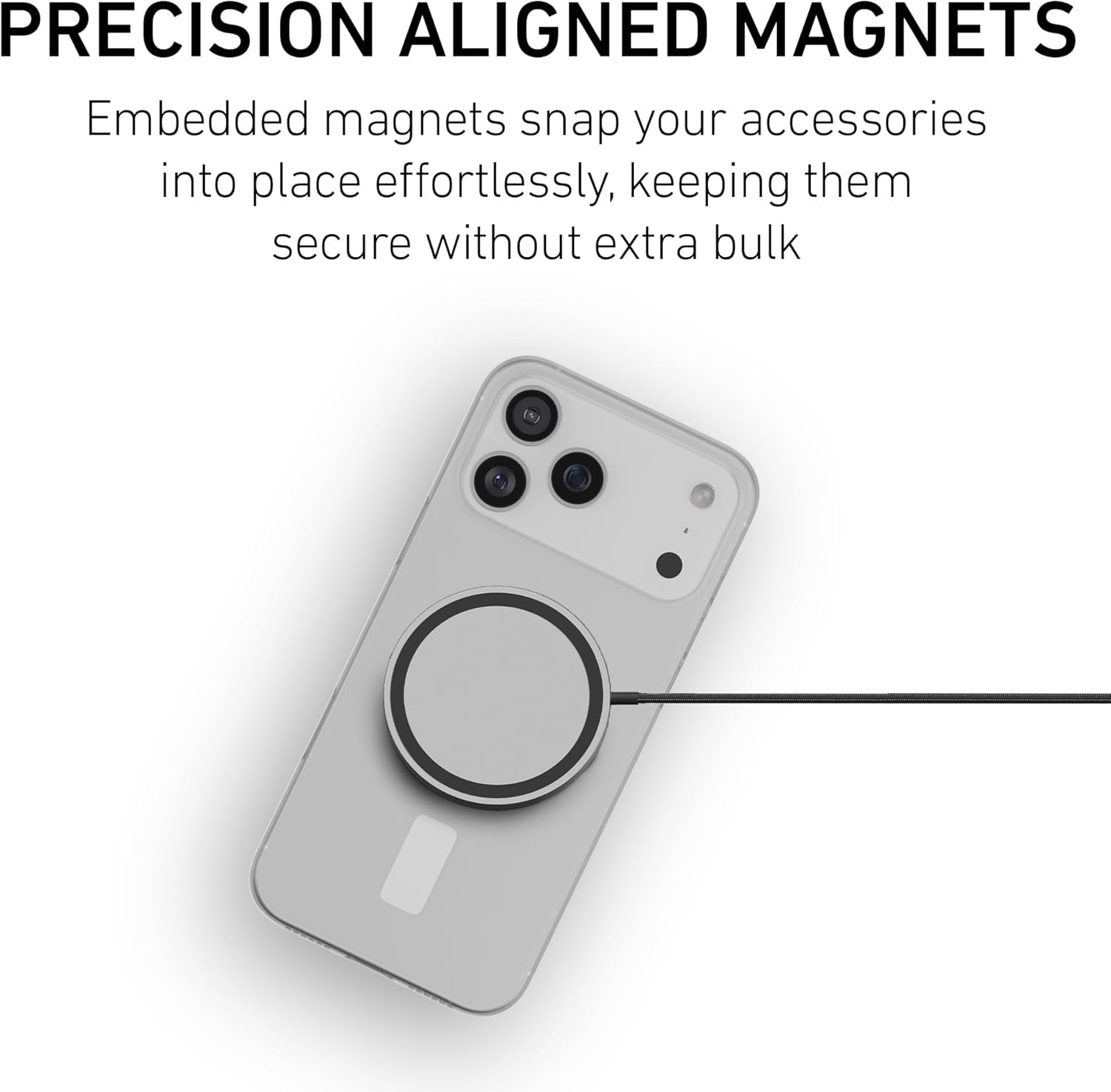 PEEL Magnetic Case for iPhone 17 Pro Max (Clear) – Embedded Magnet Compatible with MagSafe & Wireless Charging, Thin Minimalist Design, Ultra Slim, Everyday Protection – Showcases Your Device - Image 3