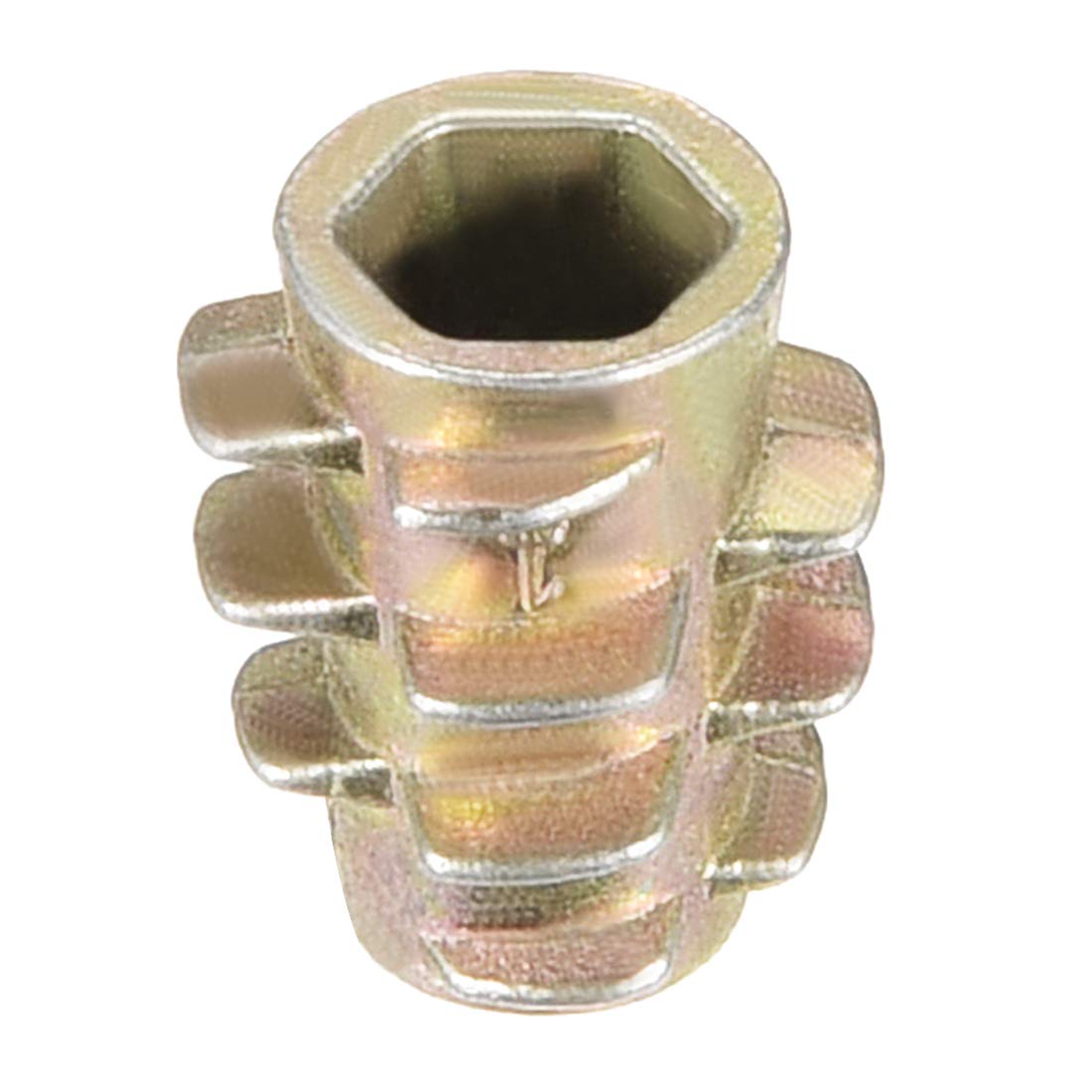 Exclusive Discount 80% Offer uxcell Furniture Threaded Insert Nuts Zinc Alloy Hex-Flush M4 Internal Threads 10mm Length 20pcs