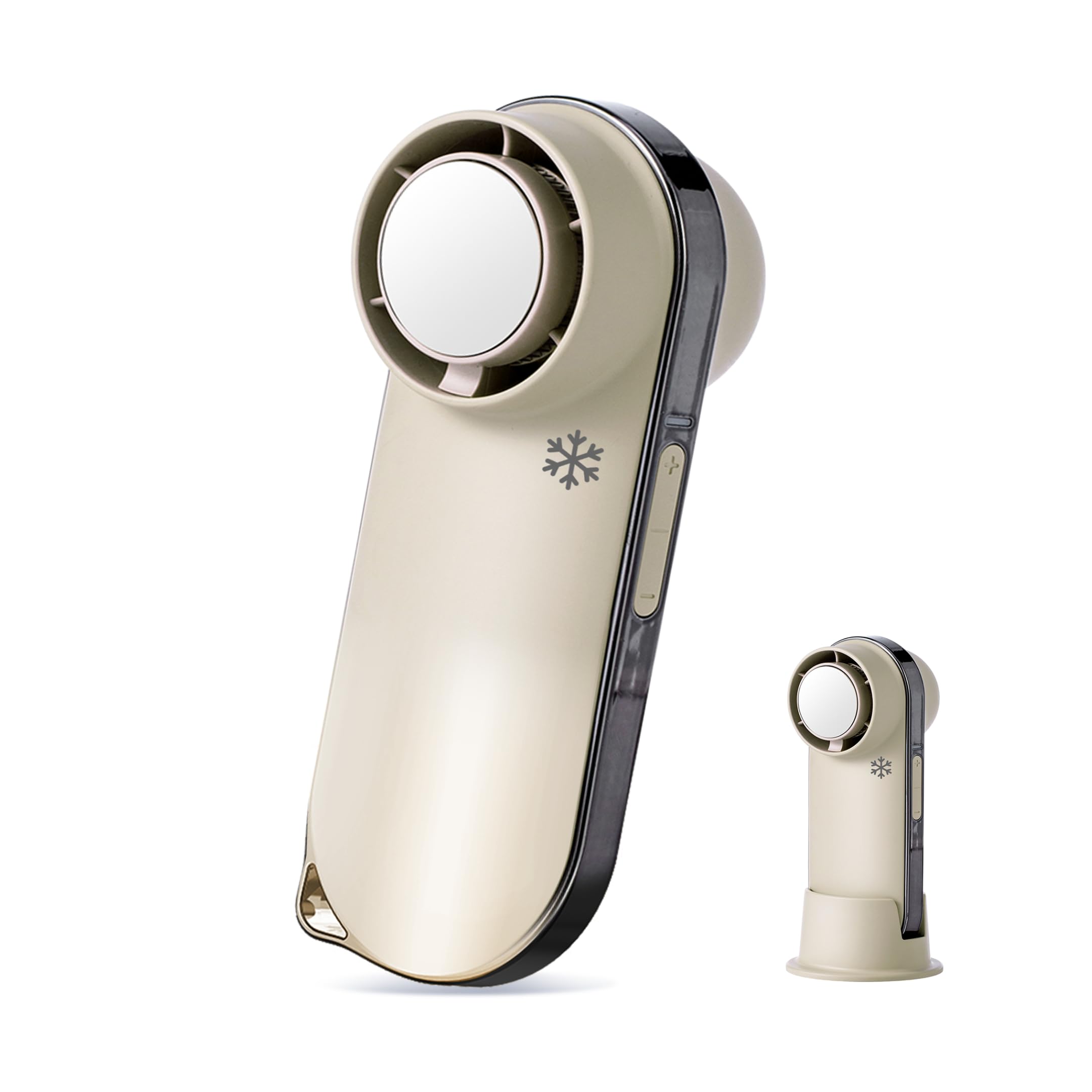 Kieszonkowy mini wentylator AC z ulgą w zimnie, NEW 2024 Thermo-Tech, wysoka prędkość, ręczny, ładowalny, do użytku wewnątrz i na zewnątrz, wydarzeń, sportu, koncertów, basenu, plaży,