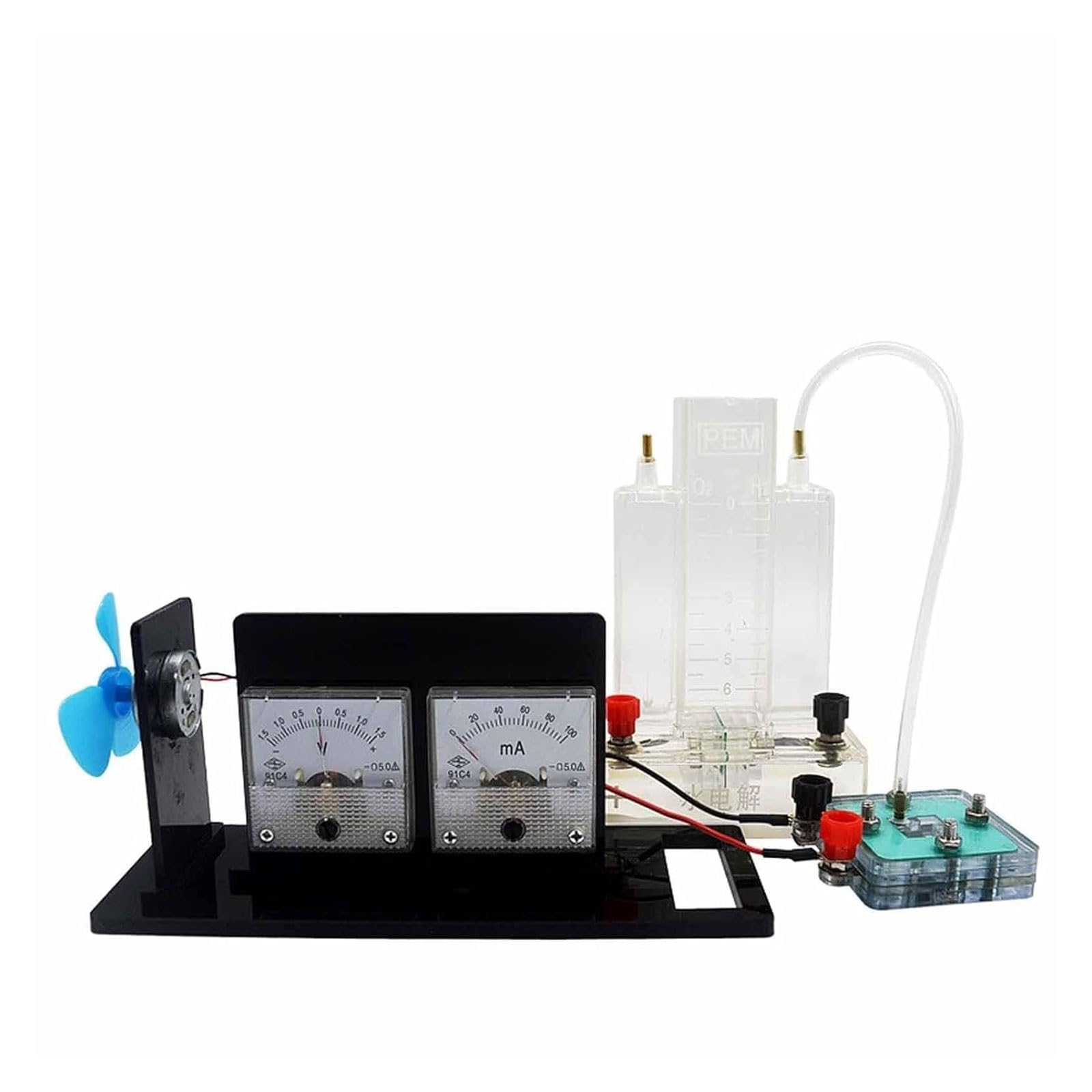 Genérico Dispositivo Experimental de celda de Combustible de hidrógeno con Membrana de protones PEM de hidrógeno y oxígeno Demostrador de Combustible de hidrógeno Electrólisis del Agua for producir