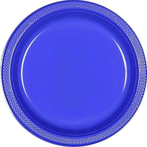 Miniatura 5 de Platos redondos de plástico negro azabache, 9 pulgadas (paquete de 20), diseño de calidad premium, ideales para cualquier evento o fiesta