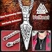 FaithHeart Runic Odin's Gungnir Spear Head Pendant Necklace 316L Stainless Steel Nordic Valknut Amulet Scandinavian Viking Men Jewelry-Silver Arrowhead