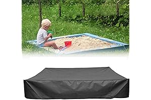 Square Sandbox Tarp - Ultimate Sand and Toy Protector