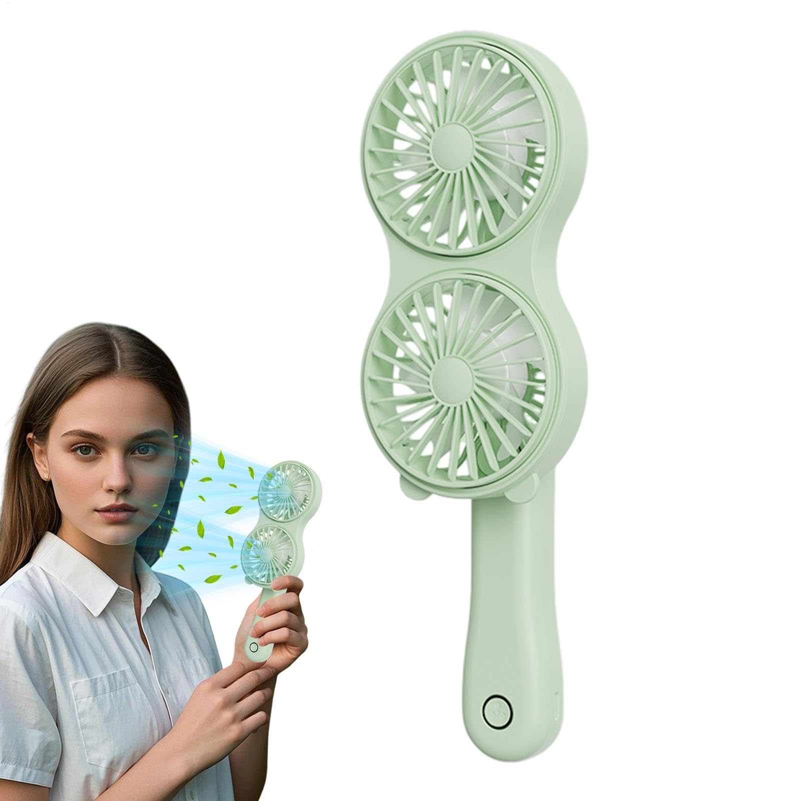 Ventilateur portable à main pour randonnée, camping et gym en plein air