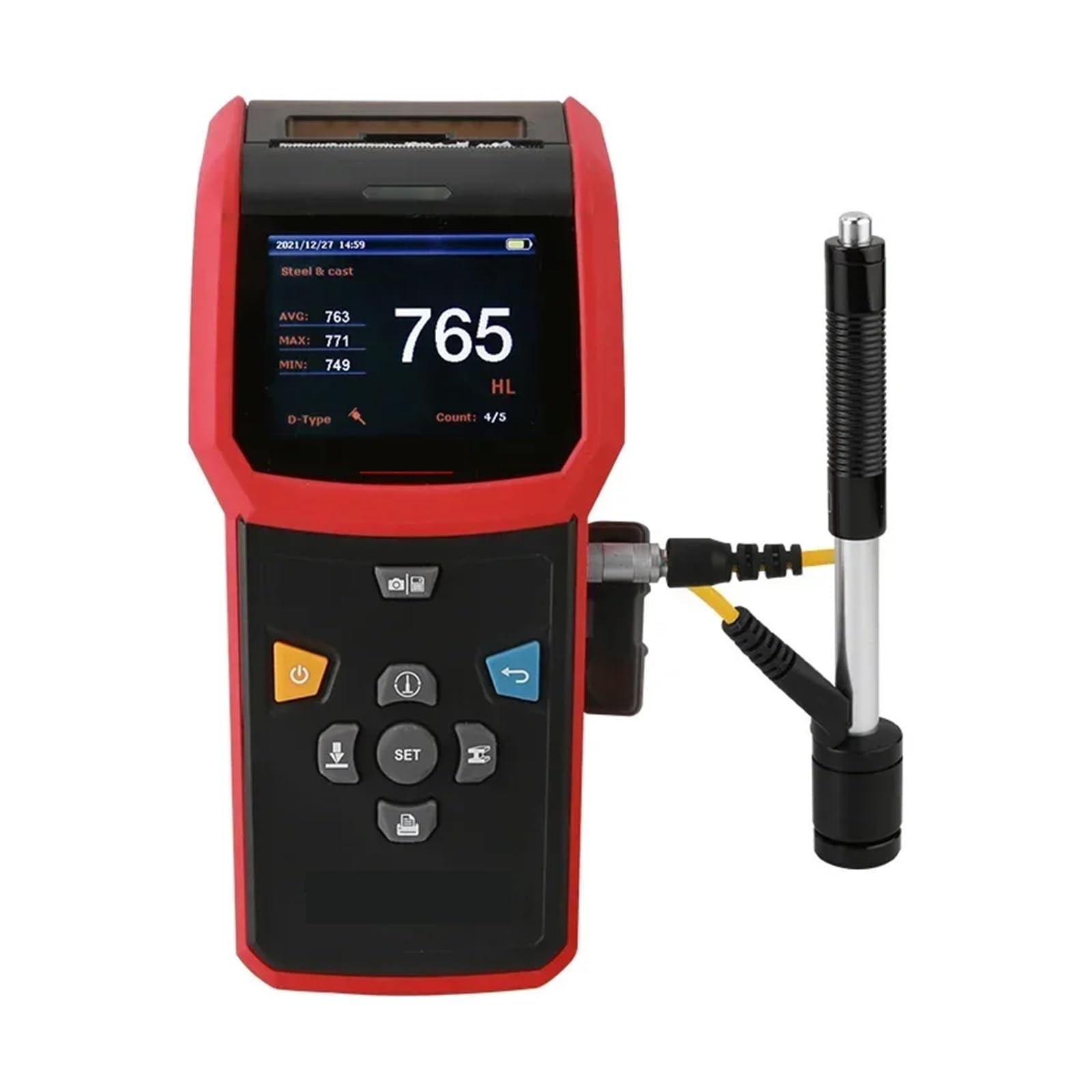 Gqnblvhzupdm 1 Hardness Tester Leeb Hardness Tester Pixels Portable High Precision Vickers Steel Metal Digital