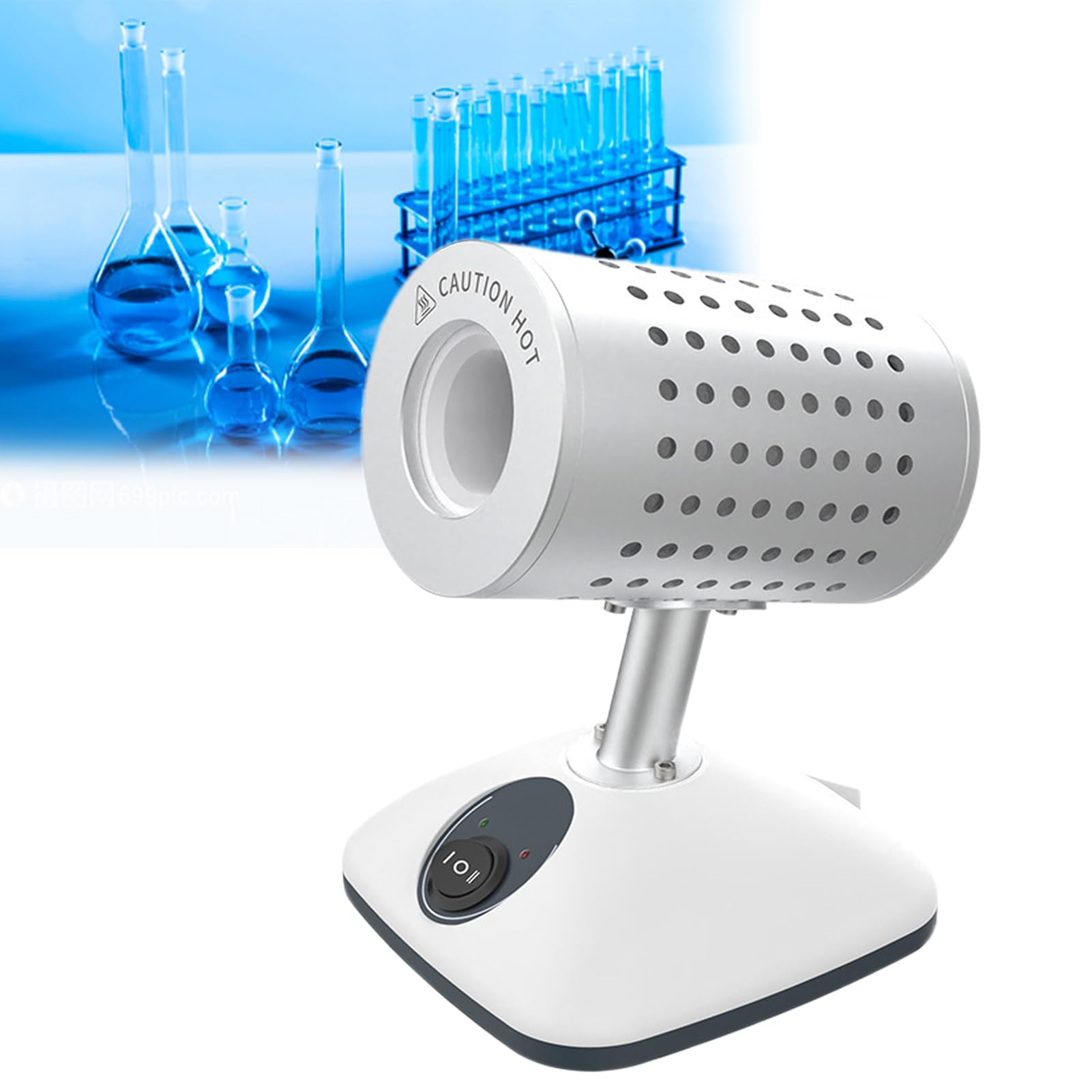 Autoclave esterilizador de bisturí de laboratorio, esterilizador de calor infrarrojo de 825 °C para desinfección rápida de tubos de ensayo, jeringas y equipos de laboratorio
