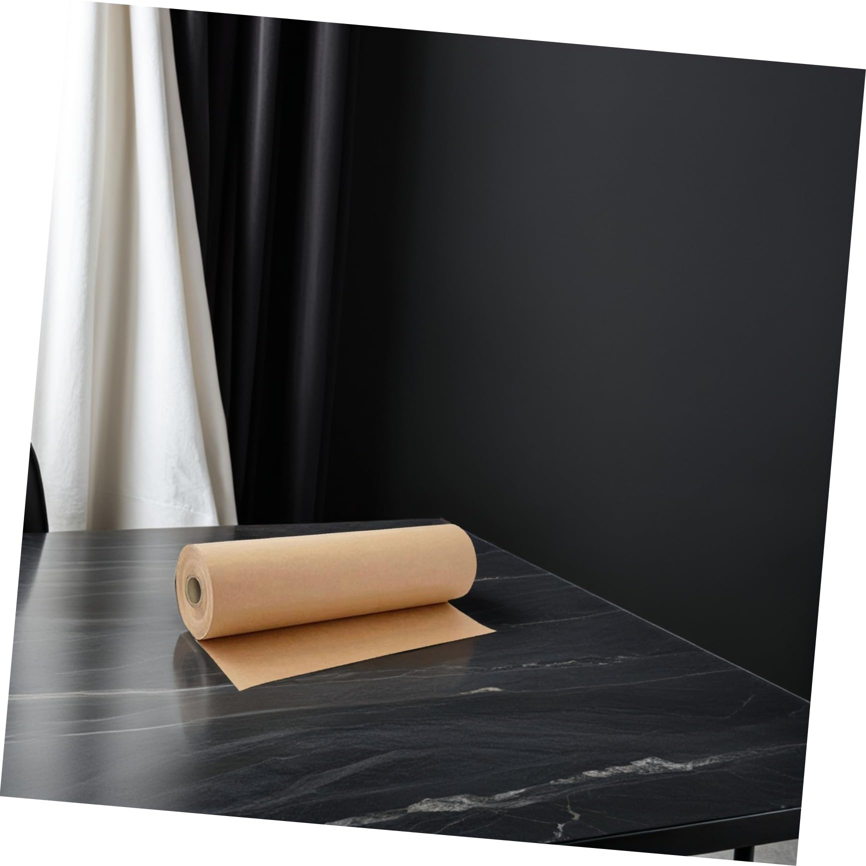VINTORKY Rouleau Kraft d'Emballage Naturel 30 CM X 10 M pour Artistes et Artisans, Papier Kraft Brun Vierge, pour Dessin, Emballage et Bricolage Créatif