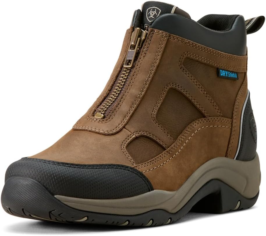 Ariat Women’s Waterproof Zip Terrain Boot in Palm Brown, Size 6.5