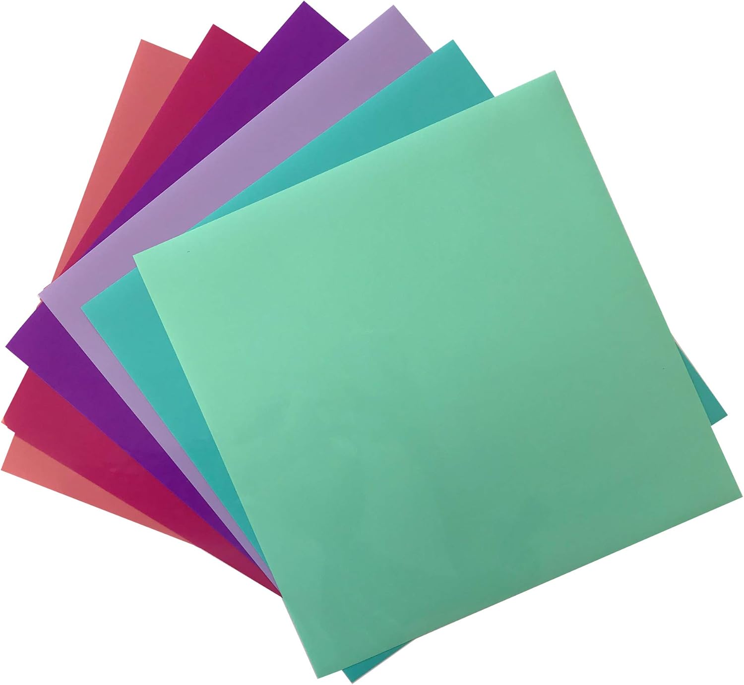 Siser EasyWeed Stretch 11.8 inch by 12 inch Sheets - Popular Colors (6 Pack)