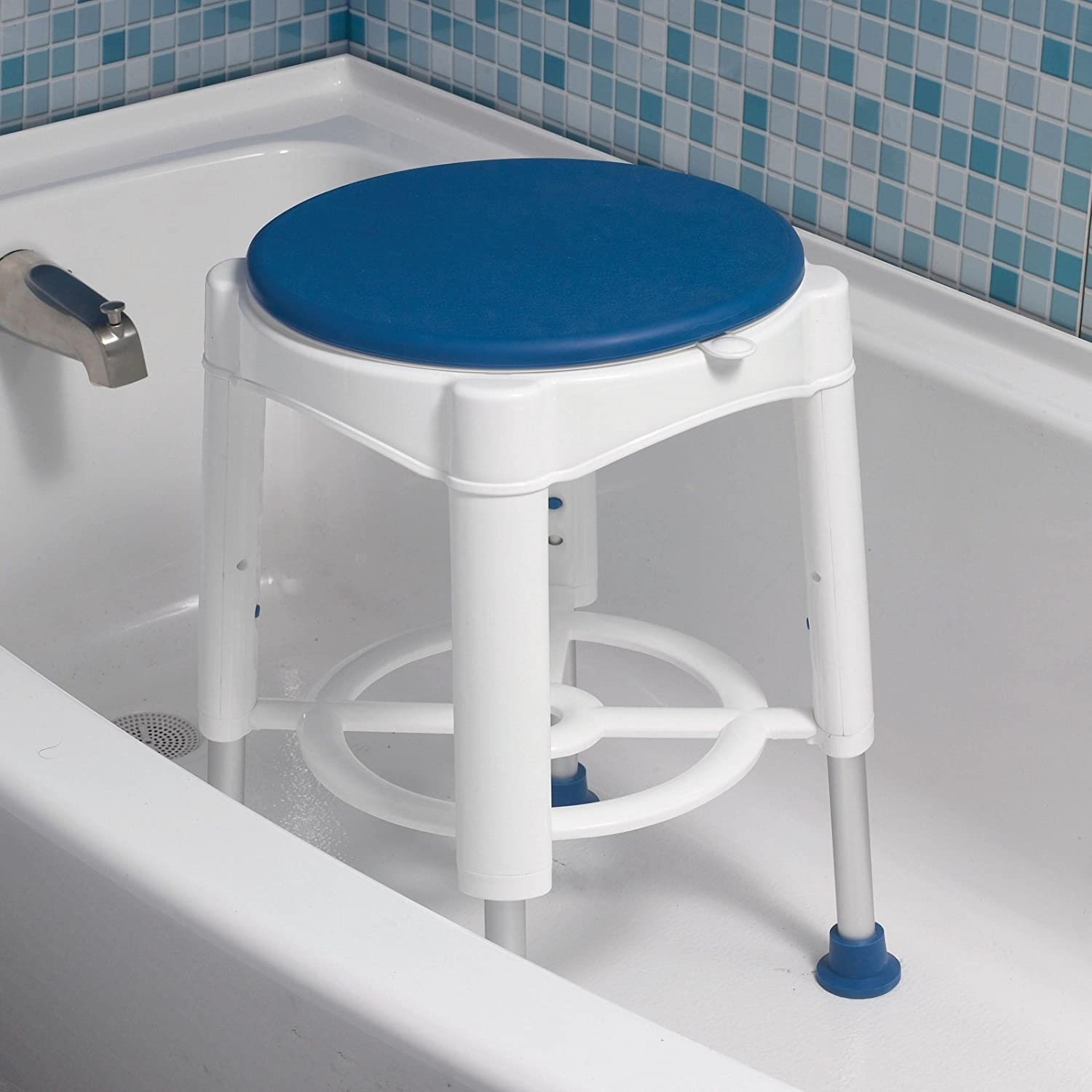 Drive Medical RTL12061EU - Taburete de baño con cojín giratorio (4 unidades)