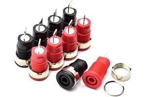 10Pcs Banana Female Jack Socket Binding Post Adapter for 4mm Banana Plug Connectors