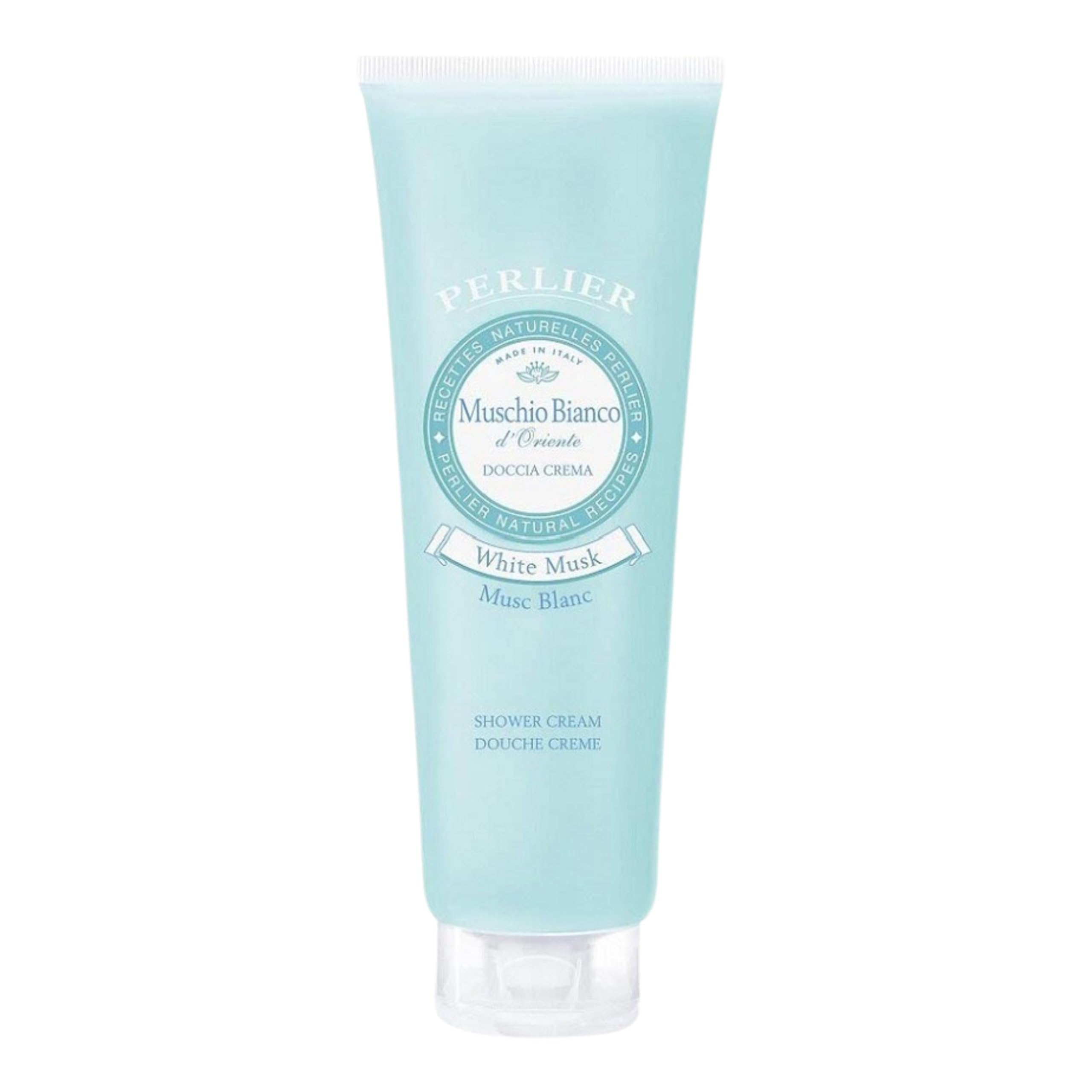 Perlier Muschio Bianco d Oriente - Doccia Crema Maxi Formato, 400ml