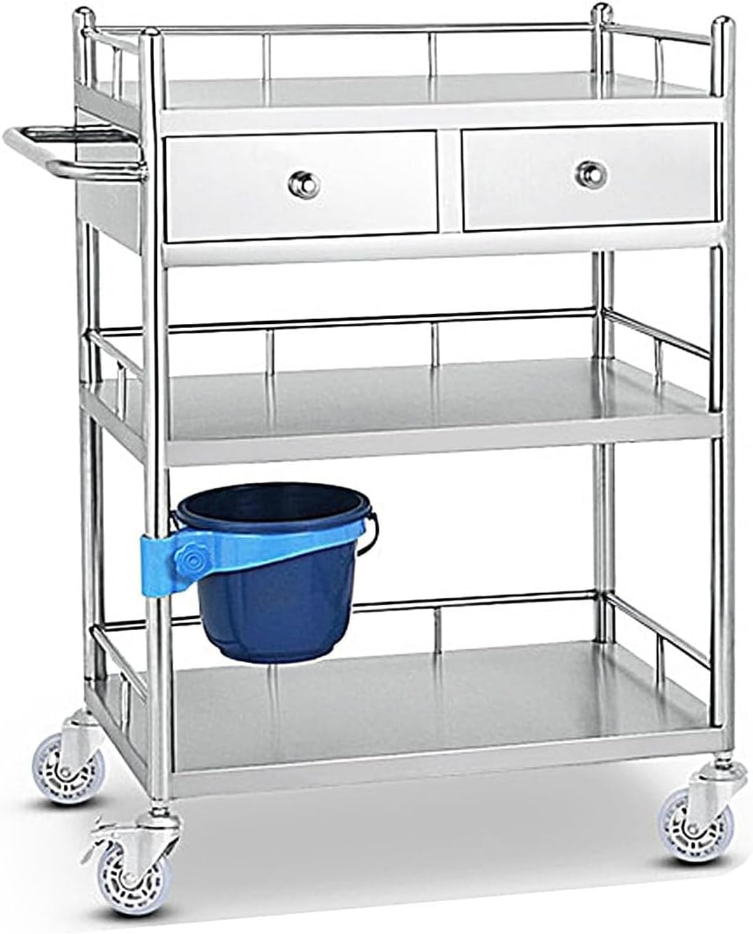 医療用ステンレスワゴン ドクターキャビネット 回診車 器械台 機械台