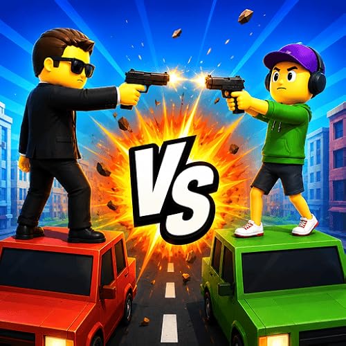 Ragdoll Shooter 1vs1 Gun Fire Battle: Dummy Kick and Shooting Game
