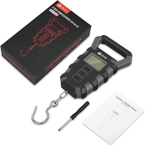 Miniatura 8 de AMIR Báscula de equipaje con gancho, báscula digital de pesca de 110 libras110.2 lbs, báscula eléctrica portátil para colgar con mango grande, 3