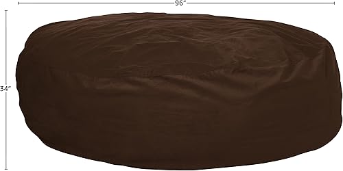 Miniatura 310 de Chill Sack - Funda para puf Microgamuza - Carbón - Solo funda,Microsuede - Chocolate - Solo funda,Microsuede - Azul marino - Solo funda,Guijarro -