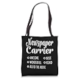 Newspaper Carrier Shirt Funny Gift Tote Bag