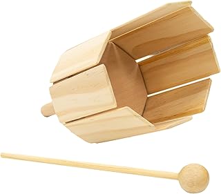 Basic Beat BB39 Large Stir Xylophone: Unique Handheld Sound Effect Instrument with Mallet - Mesmerizing Timbre for Students - 10.25" Length, Durable Construction