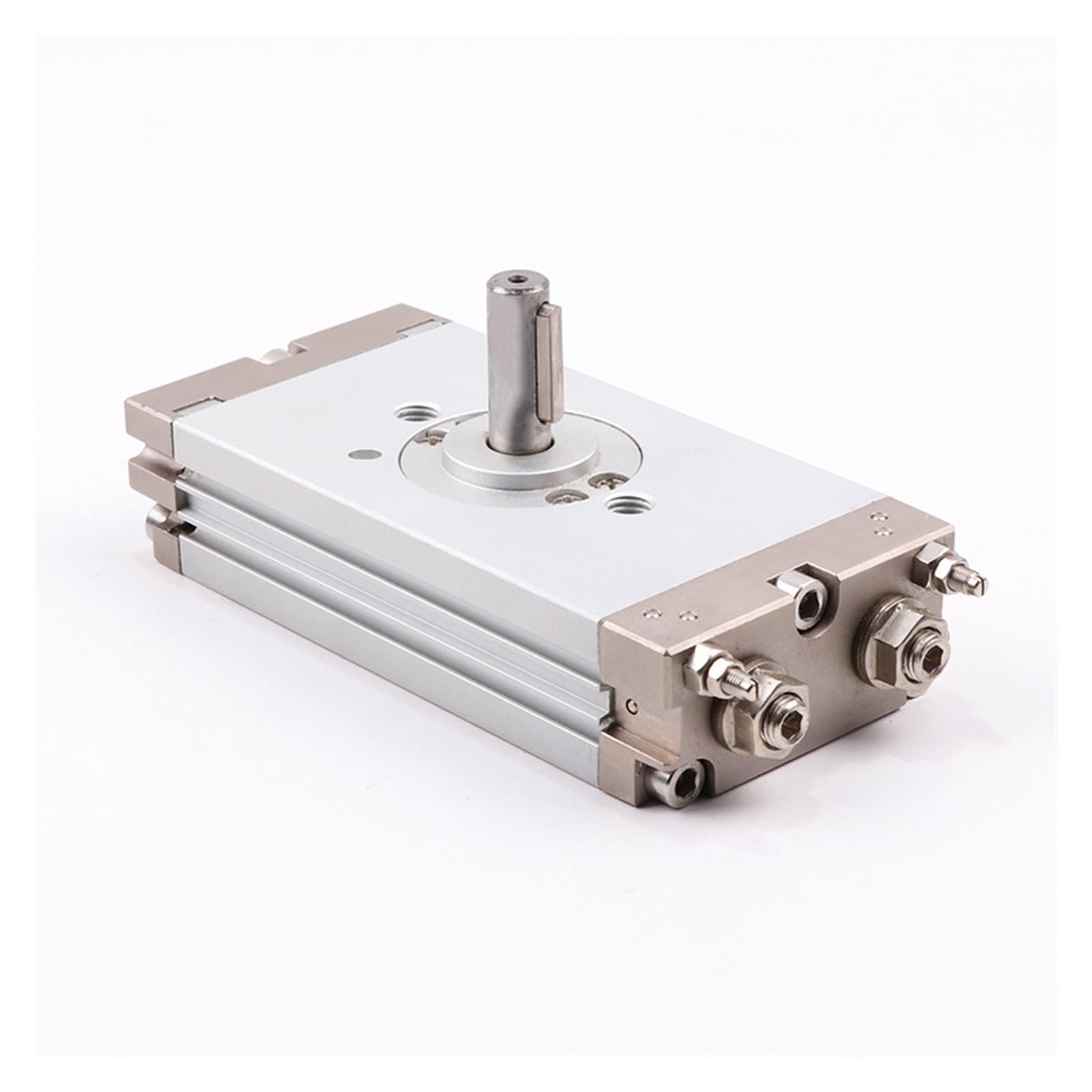 Compact rotary actuator rack gear cylinder CRQ2B/CDRQ2B/CRQ2BS/CDRQ2BS/10/15/20/30/40 diameter 90/180 angle(CDRQ2BS15-180)