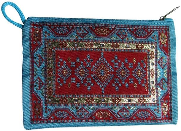 Small money bag, Make up bag, Coin purse, Kilim design - (Code: NSB044)