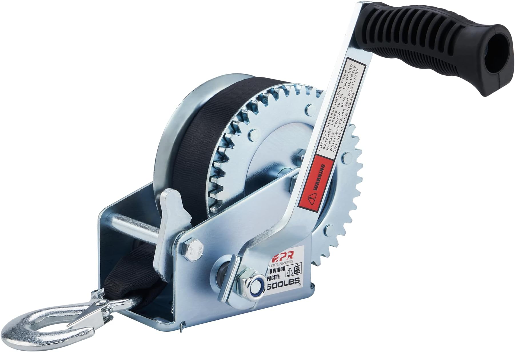 1500lbs New Handle Boat Winch