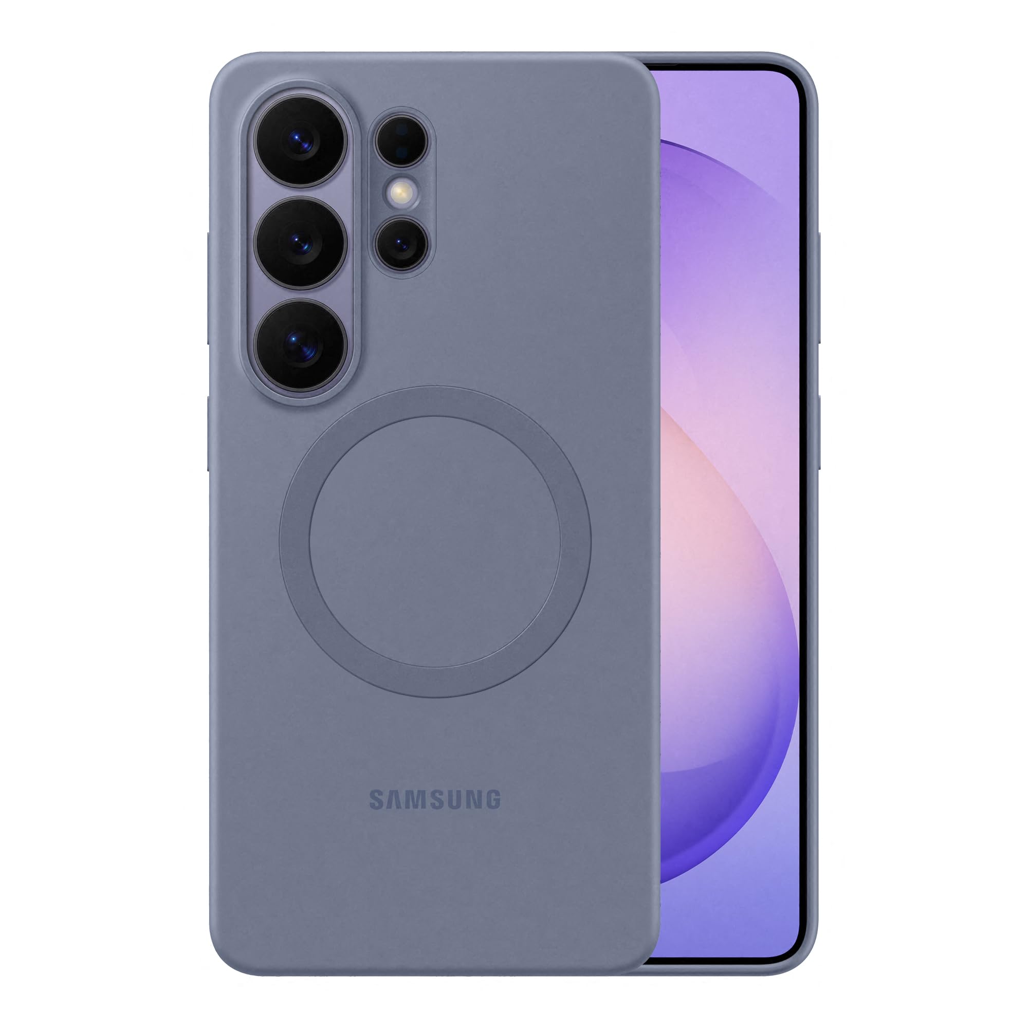 Samsung Blue Galaxy S26 Ultra Silicone Magnet Case - Violet