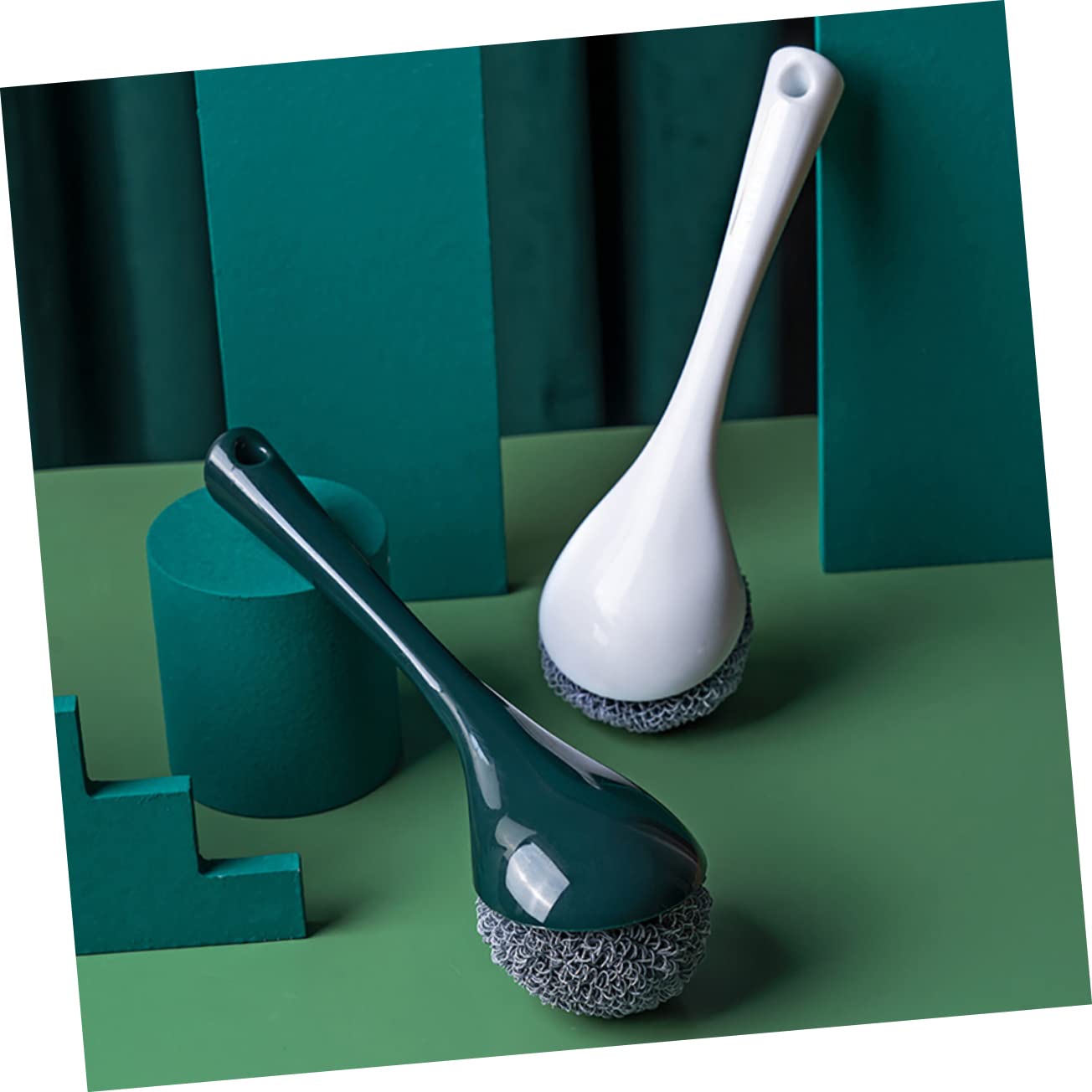 HOLIDYOYO 4pcs Dish Washing Brush Cleaning Brush Heads for and Pans Grease Removal and Mild Bristles for Kitchen Stains and Corners
