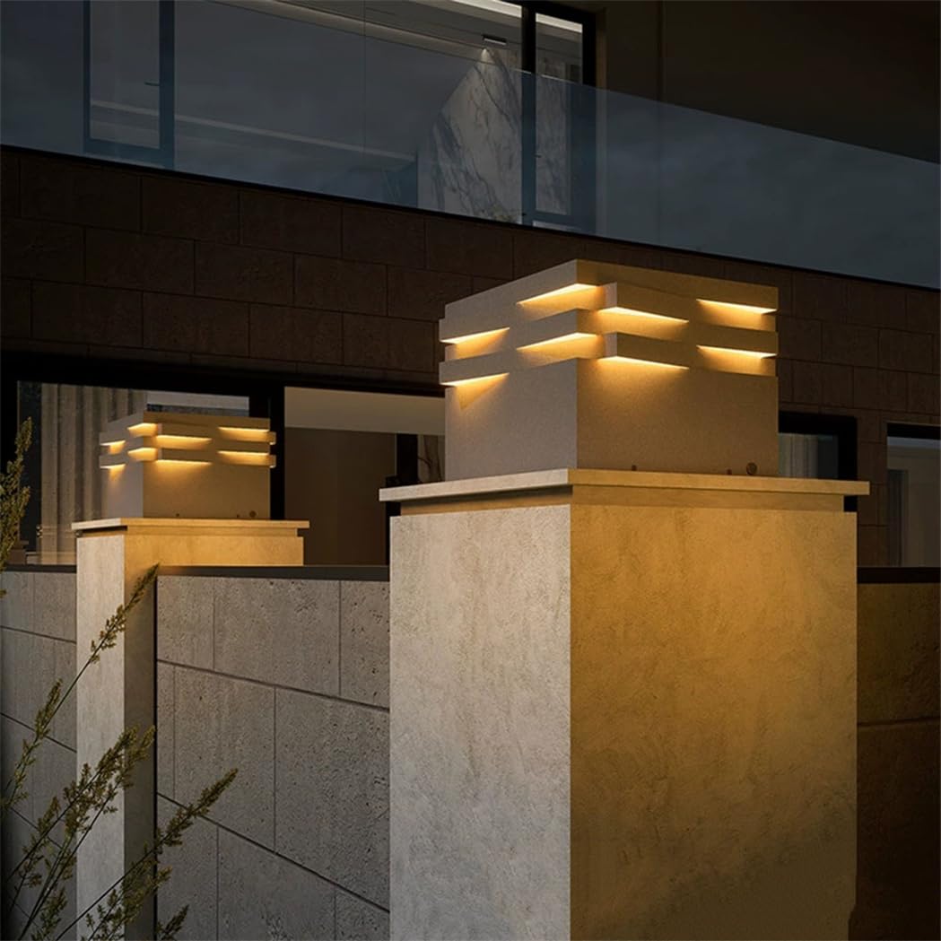 Zewnętrzne lampy solarne LED, współczesne lampy stołowe