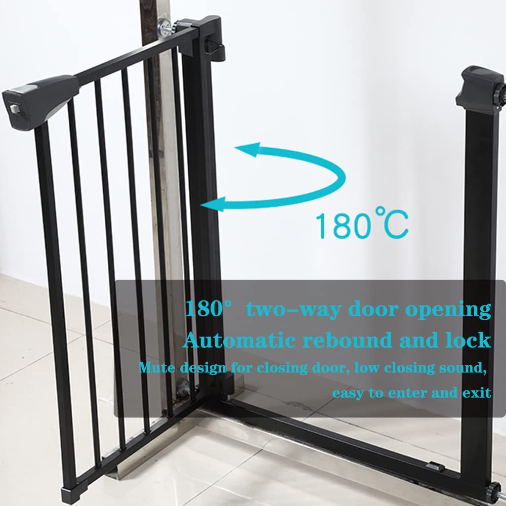 Pet Petpens Bramy Bezpieczeństwa Auto Close Close Extra Szeroki Brama Brama Funkcja Funkcja Spacer Przez Wąskie Bramy Bardzo Szerokie Bramy Rozszerzalne Z Oddzielnymi Rozszerzeniami, Dla Drzwi