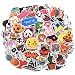 Laptop Sticker Pack 100 Pcs for Water Bottles Sticker Unique Cool Vsco Stickers for Hydro Flask Notebook Guitar Skateboard Refrigerator Travel Kid Adults DIY Bedroom Vinyl Stickers Waterproof