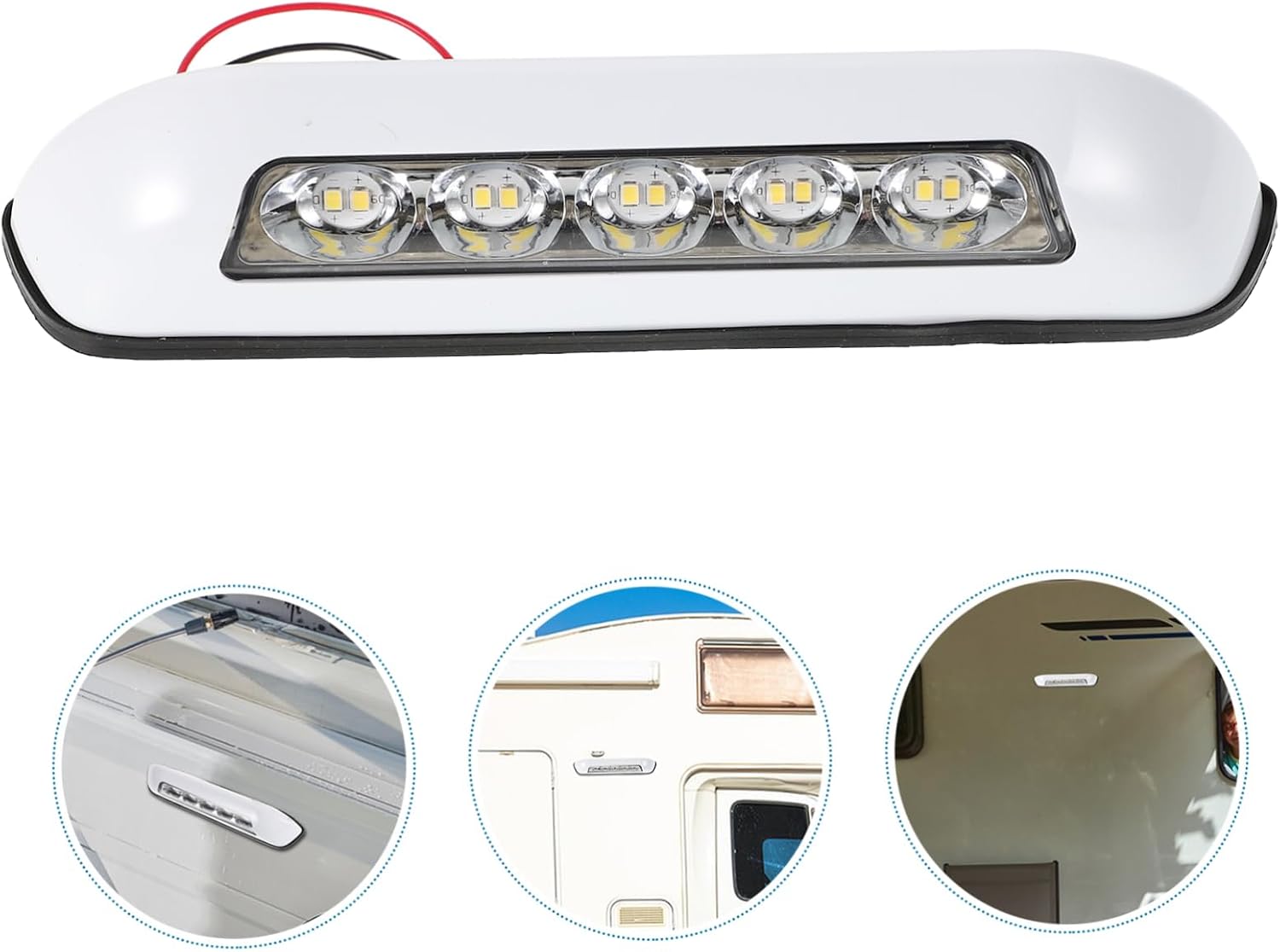 Garneck Led Rv Awning Lights Bright and Camper Exterior Lighting for Outdoor Use Stabilized Voltage for Enhanced Visibility for Awnings and Porch Areas