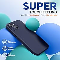 Vista 105 de Miracase Funda diseñada para iPhone 13 Pro Max con protector de pantalla, [forro de microfibra suave antiarañazos], funda protectora de silicona