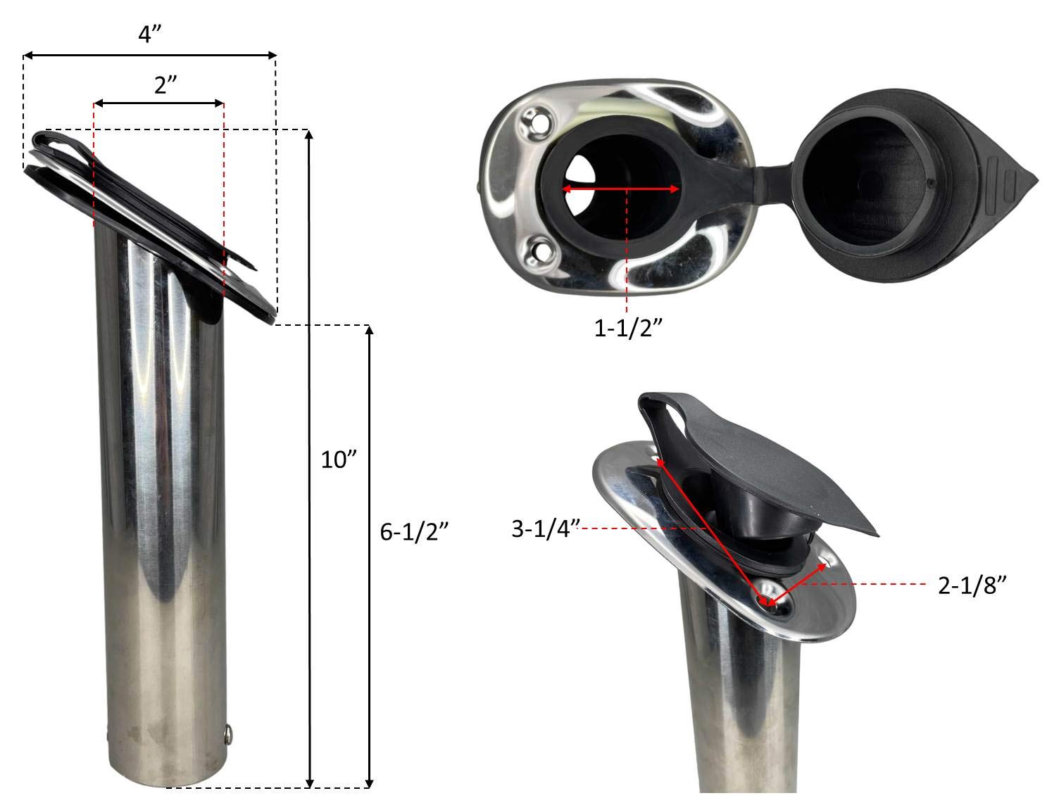 Angler's Fish-N-Mate 518 Twin Outrigger Rod Holder