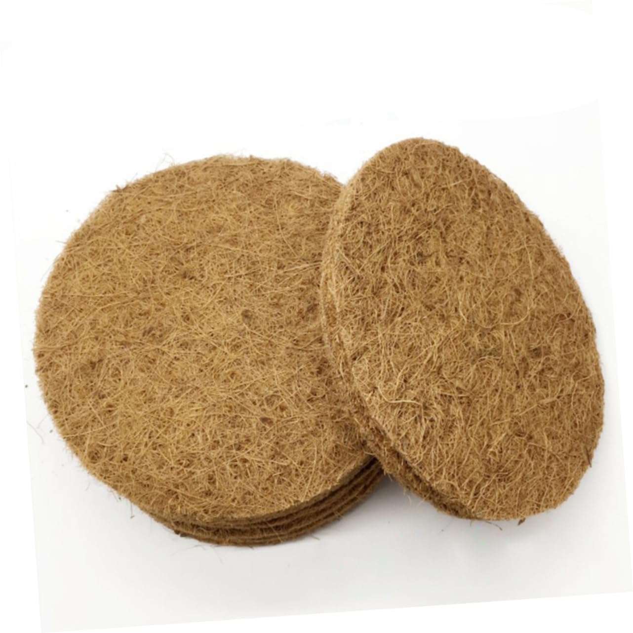 Garneck 15pcs Pigeon Nesting Pad Coconut Fiber Egg Pad Warm Comfortable for Pigeon Egg Bird Supplies