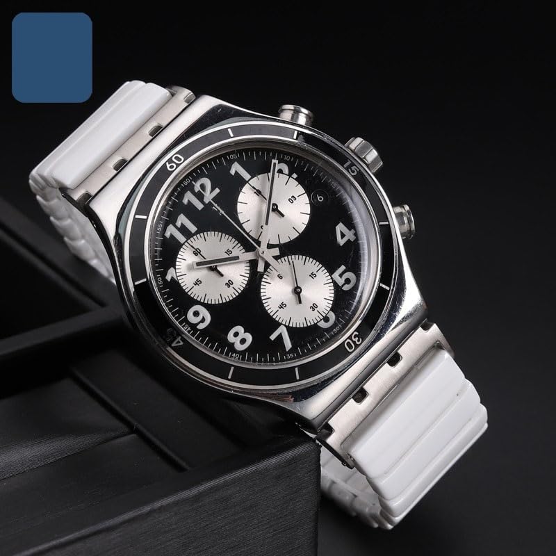 Bracelet céramique compatible Swatch YVB404 : réparez votre montre avec l'interface concave